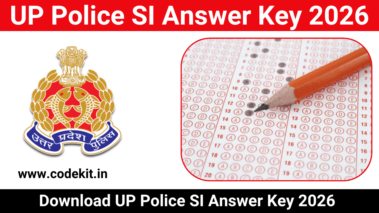 UP Police SI Answer Key 2026